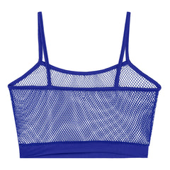royal blue Signal Boost Fishnet Cami - pridevoyageshop.com - gay men’s harness, lingerie and fetish wear