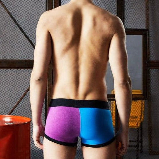 blue SEOBEAN Men's Neon Boxer Briefs - pridevoyageshop.com - gay men’s underwear and swimwear