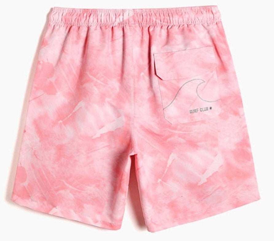 details of Harbour Island Tie-Dye Board Shorts - pridevoyageshop.com - gay men’s underwear and swimwear