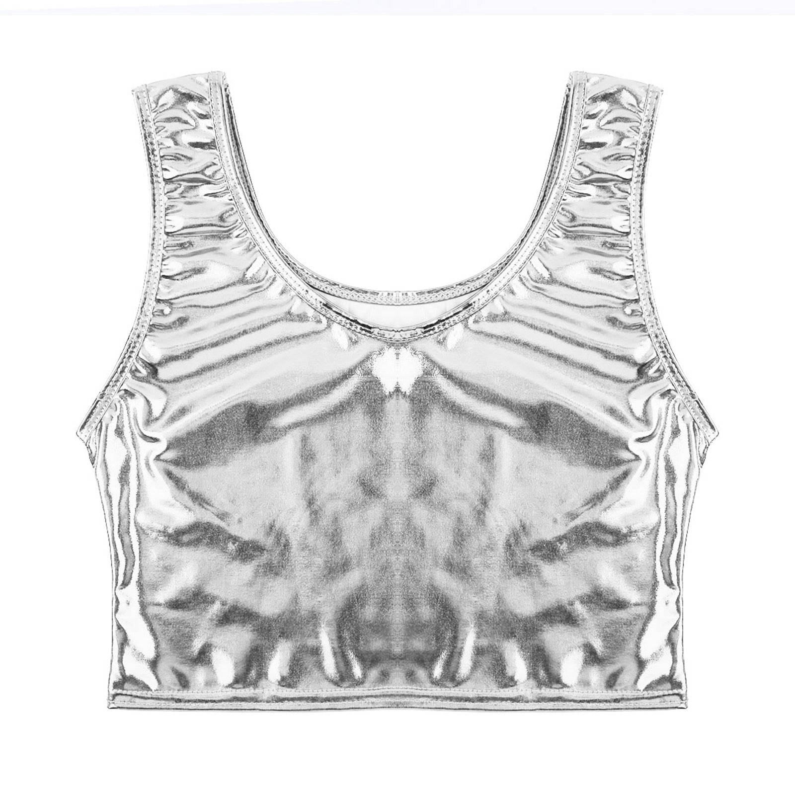 silver Liquid Mercury Micro Metallic Vest - pridevoyageshop.com - gay men’s harness, lingerie and fetish wear