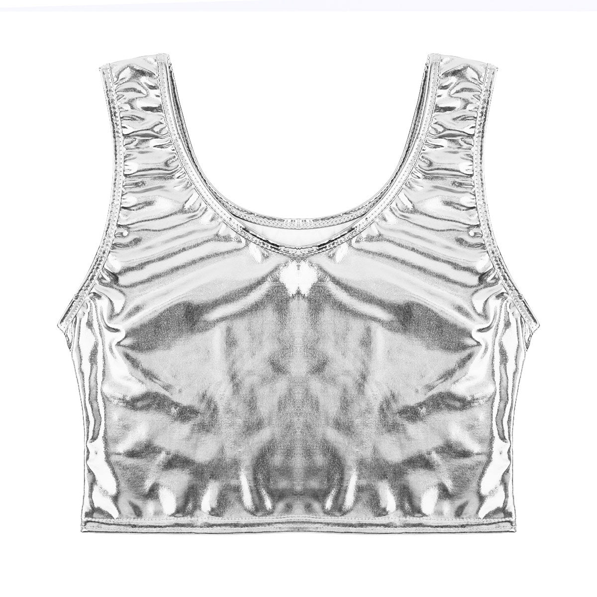 silver Liquid Mercury Micro Metallic Vest - pridevoyageshop.com - gay men’s harness, lingerie and fetish wear