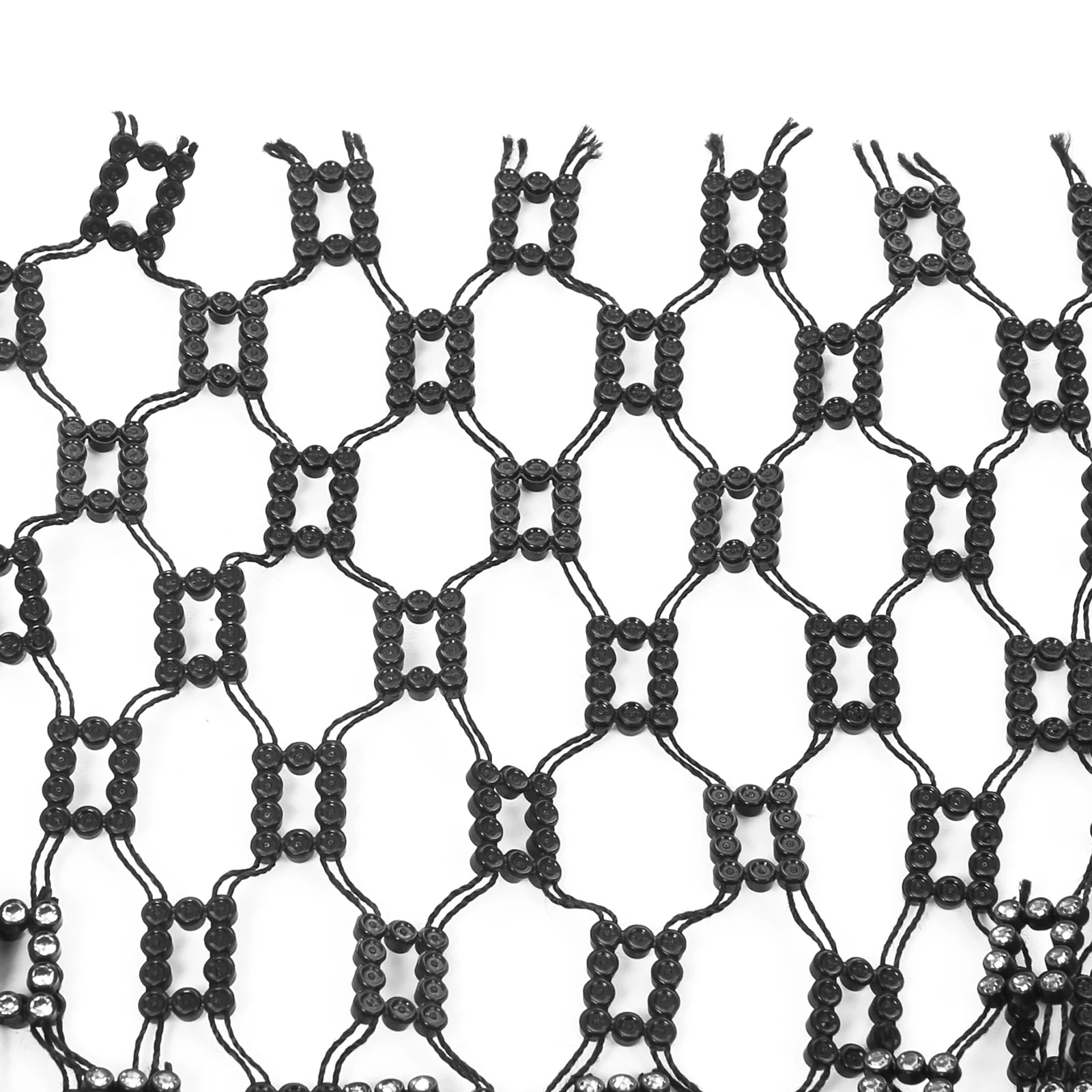 silver coinmail tank flat lay with metal disc mesh and chain drape detailing – pridevoyageshop.com – gay men’s harness, lingerie and fetish wear