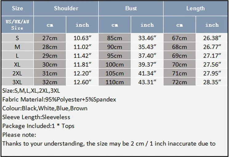 size chart of Gogo Glaze Mesh Top – pridevoyageshopcom – gay mens clubwear mesh tanks crop tops fashion tops partywear activewear