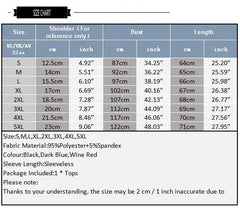 size chart of Sin City Flame Mesh Cami - pridevoyageshop.com - gay men’s harness, lingerie and fetish wear