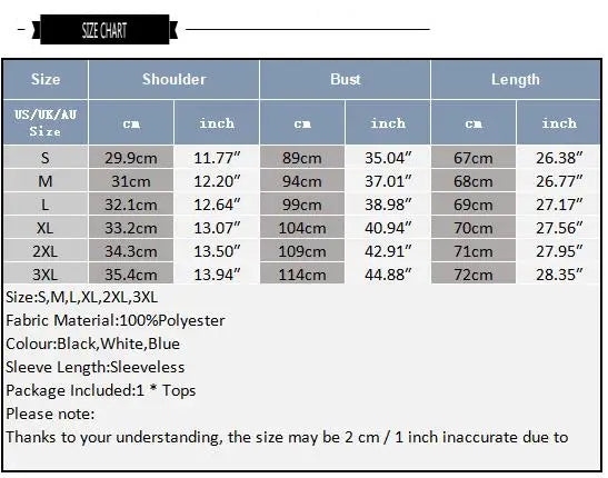 size chart of Studded Showboi Mesh Tank – pridevoyageshopcom – gay mens clubwear mesh tanks crop tops fashion tops partywear activewear