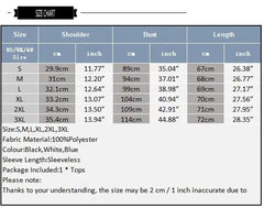 size chart of Studded Showboi Mesh Tank – pridevoyageshopcom – gay mens clubwear mesh tanks crop tops fashion tops partywear activewear