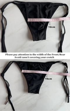 Men’s Werk It Tie-Up Swim Bikini Thong – pridevoyageshop.com – gay men’s sexy swim briefs, trunks, board shorts, and bikinis