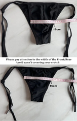 Men’s Werk It Tie-Up Swim Bikini Thong – pridevoyageshop.com – gay men’s sexy swim briefs, trunks, board shorts, and bikinis