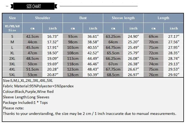 sizec chart of Censored Mesh Turtleneck - pridevoyageshop.com - gay men's fashion, clubwear, party outfit