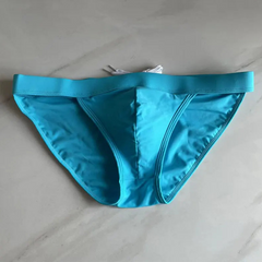 sky blue Men’s Clean Slate Swim Briefs - pridevoyageshop.com - gay men’s sexy swim briefs, trunks, board shorts, and bikinis