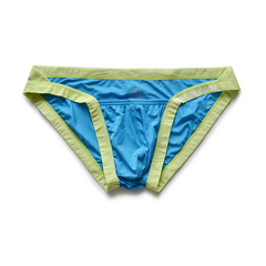 sky blue man DM Men’s “Sex Boy” Strapped Brief - pridevoyageshop.com - gay men’s thongs, boxers, briefs and jockstraps