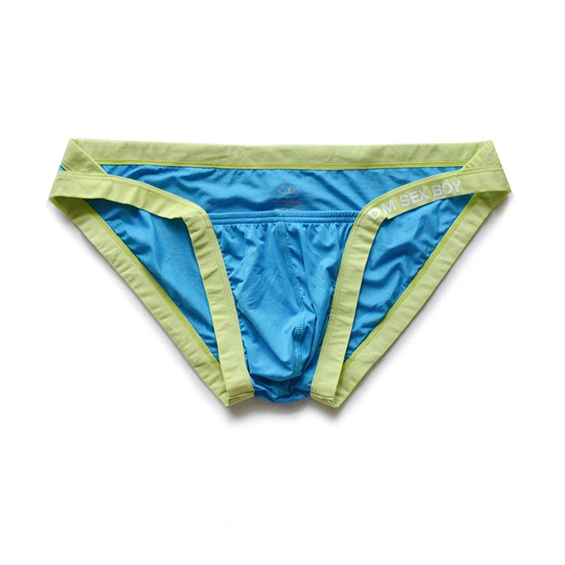 sky blue man DM Men’s “Sex Boy” Strapped Brief - pridevoyageshop.com - gay men’s thongs, boxers, briefs and jockstraps