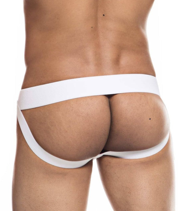 a sexy gay man in Athletic Stripe Jockstraps - pridevoyageshop.com - gay men’s underwear and swimwear