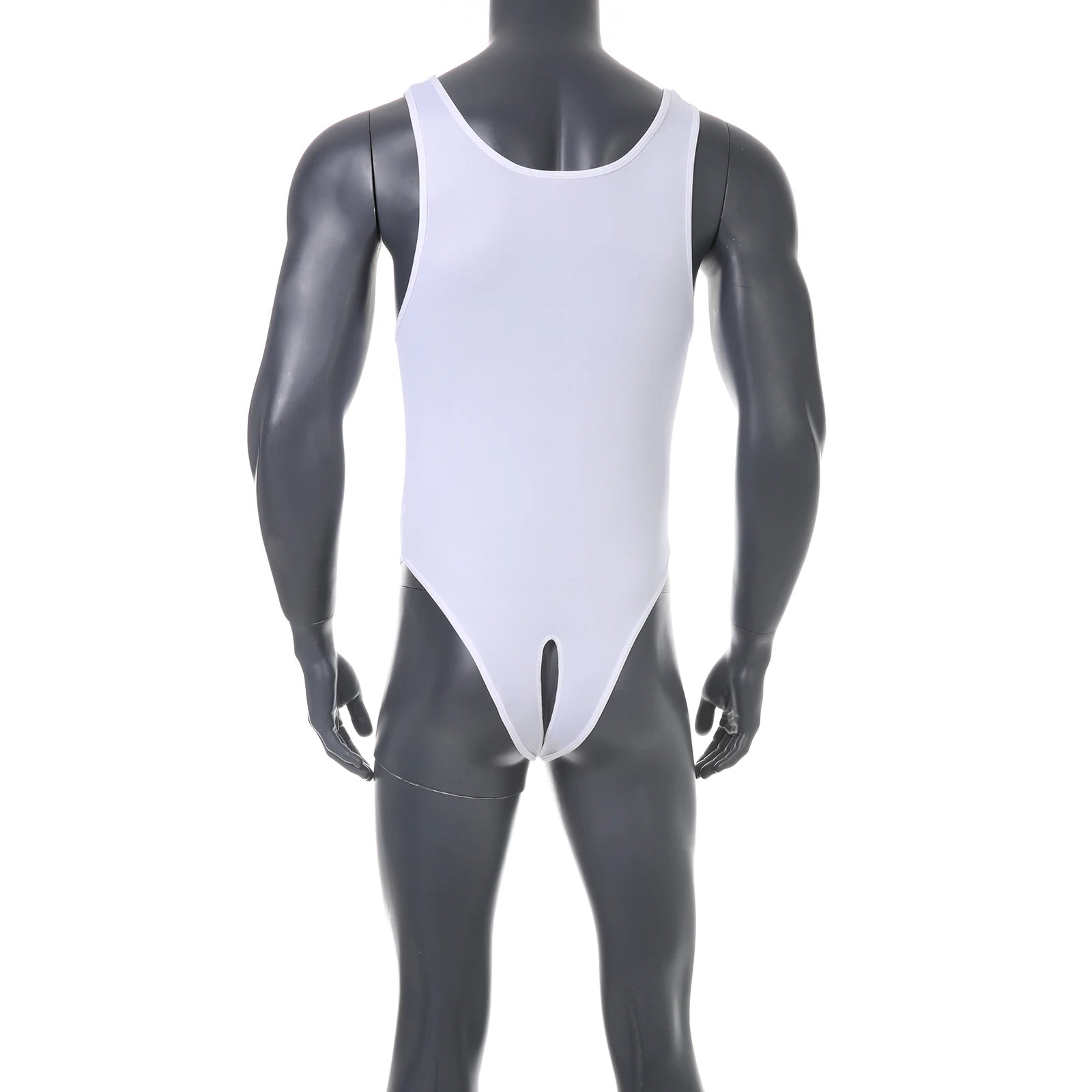 white Backroom Basic Body Tank - pridevoyageshop.com - gay men’s harness, lingerie and fetish wear
