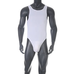 white Backroom Basic Body Tank - pridevoyageshop.com - gay men’s harness, lingerie and fetish wear