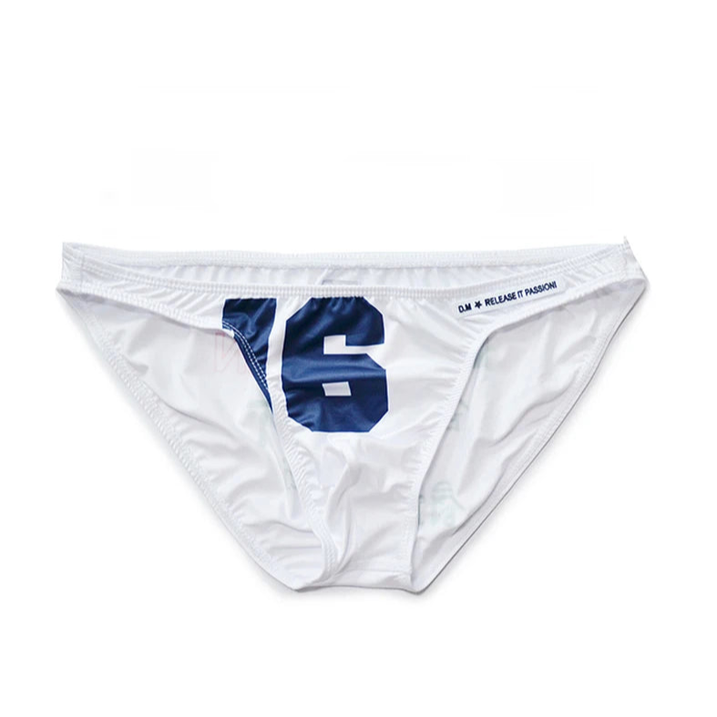 white DM Men’s 16 Play Hard Bikini - pridevoyageshop.com - gay men’s thongs, boxers, briefs and jockstraps