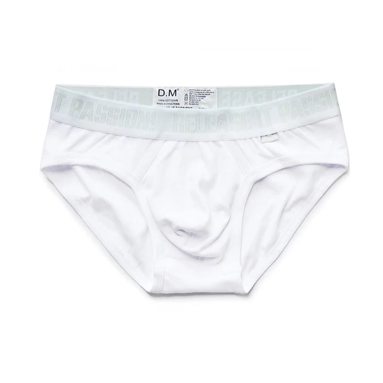 white DM Men’s Release It Passion Classic Pouch Brief - pridevoyageshop.com - gay men’s thongs, boxers, briefs and jockstraps