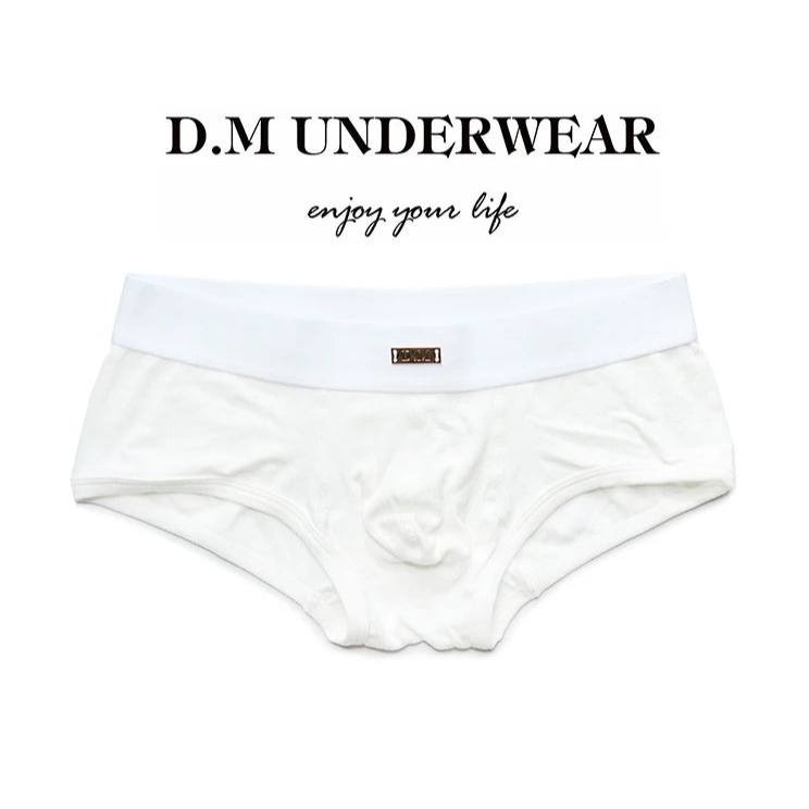 white DM Pose Boxer Briefs - pridevoyageshop.com - gay men’s thongs, boxers, briefs and jockstraps