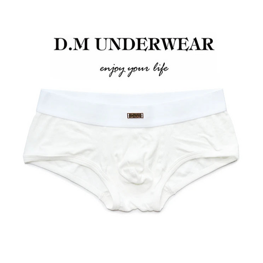 white DM Pose Boxer Briefs - pridevoyageshop.com - gay men’s thongs, boxers, briefs and jockstraps