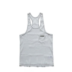 white Look Dont Touch Mesh Tank – pridevoyageshopcom – gay mens clubwear mesh tanks crop tops fashion tops partywear activewear