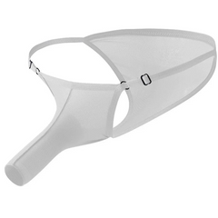 white Men’s Sock Brief Only for Well Endowed Men - pridevoyageshop.com - gay men’s thongs, boxers, briefs and jockstraps
