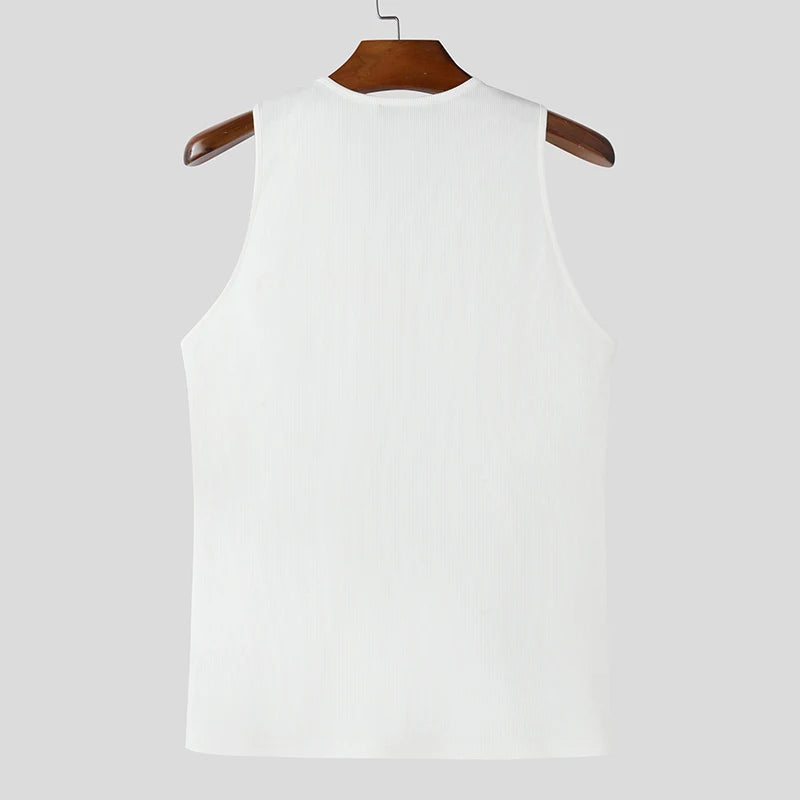 white The Main Drag Zip Rib Vest - pridevoyageshop.com - gay men’s harness, lingerie and fetish wear