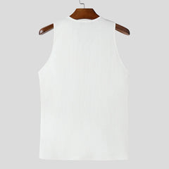 white The Main Drag Zip Rib Vest - pridevoyageshop.com - gay men’s harness, lingerie and fetish wear