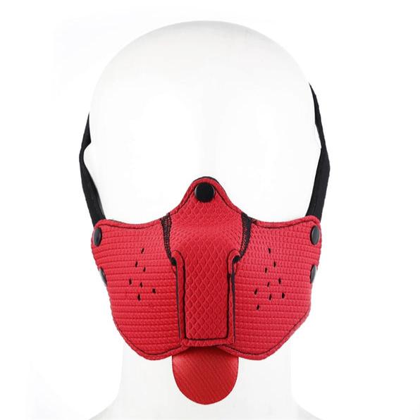 Red Loyal Puppy Hood - pridevoyageshop.com - gay men’s puppy play gear, lingerie, fishnet and fetish wear