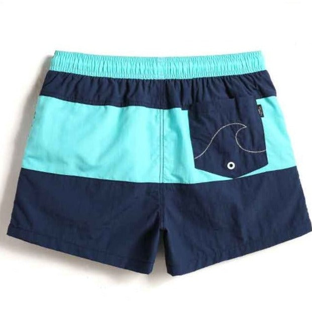 turquoise Harbor Hues Board Shorts - pridevoyageshop.com - gay men’s underwear and swimwear