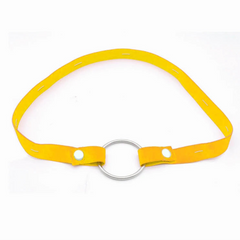 yellow Anti-Off Submission Strap – Chastity Cage Securing Belt from Pridevoyageshop