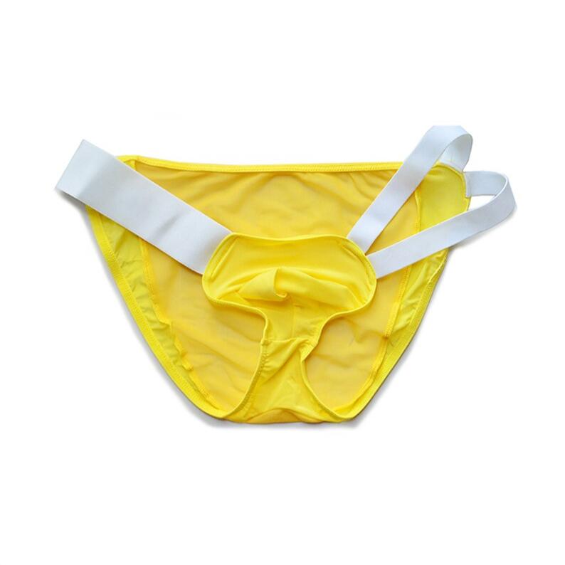 yellow DM Strap Me Up Briefs - pridevoyageshop.com - gay men’s thongs, boxers, briefs and jockstraps