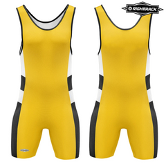 yellow Men's Dominant Wrestling Singlet from Pridevoyageshop