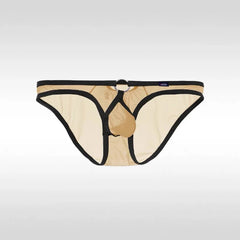 yellow Men’s O-Ring Sheer Cock Sling - pridevoyageshop.com - gay men’s thongs, boxers, briefs and jockstraps
