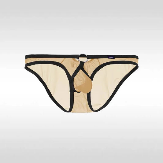 yellow Men’s O-Ring Sheer Cock Sling - pridevoyageshop.com - gay men’s thongs, boxers, briefs and jockstraps