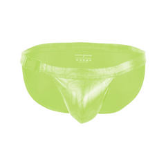 yellow green Men’s Buck Me Swim Briefs - pridevoyageshop.com - gay men’s sexy swim briefs, trunks, board shorts, and bikinis