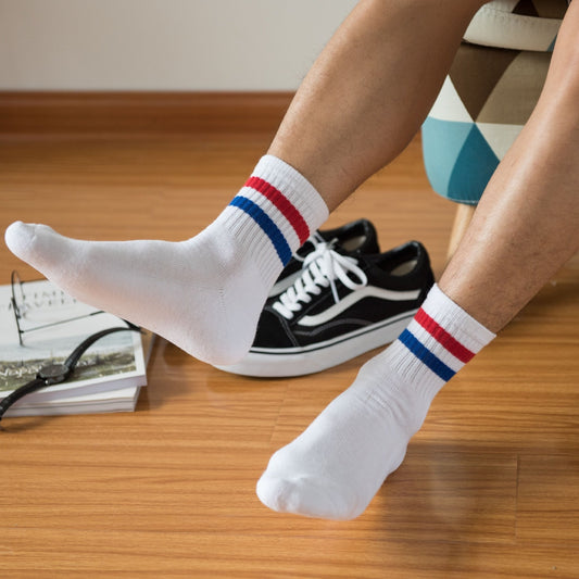 Vintage Short Sports Socks for Men: Best Choice for Gay White Socks- pridevoyageshop.com - gay men’s harness, lingerie and fetish wear