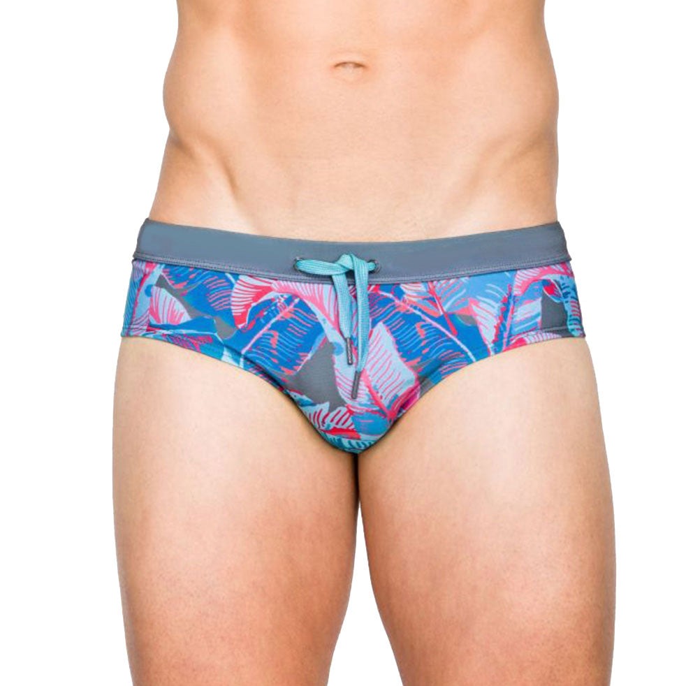 hot gay man in Gay Swimwear | Men's Tropical Swim Brief- pridevoyageshop.com - gay men’s underwear and swimwear